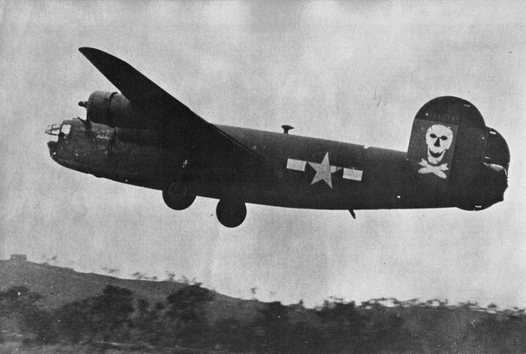 B-24 from 90th BG taking off from Port Moresby