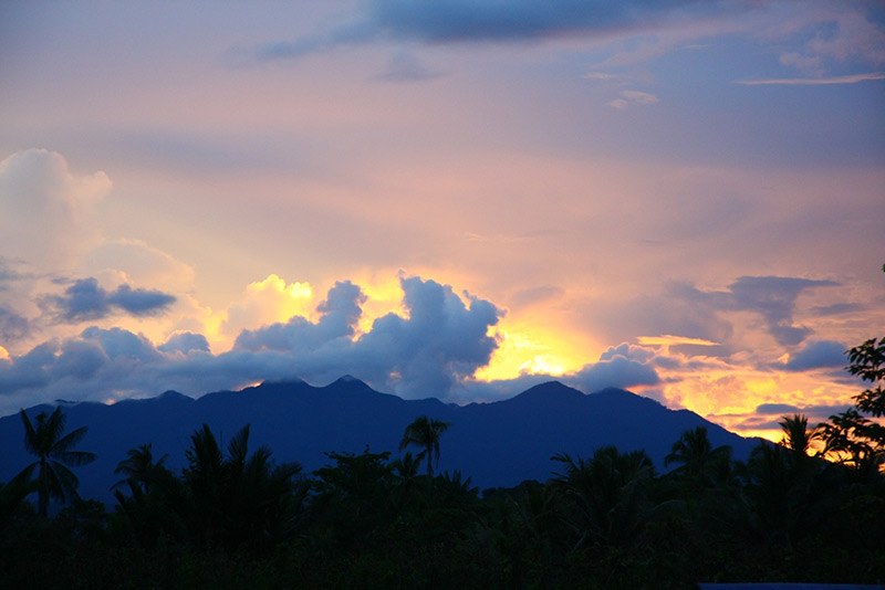 An Aerial View of Mount Bosavi in New Guinea